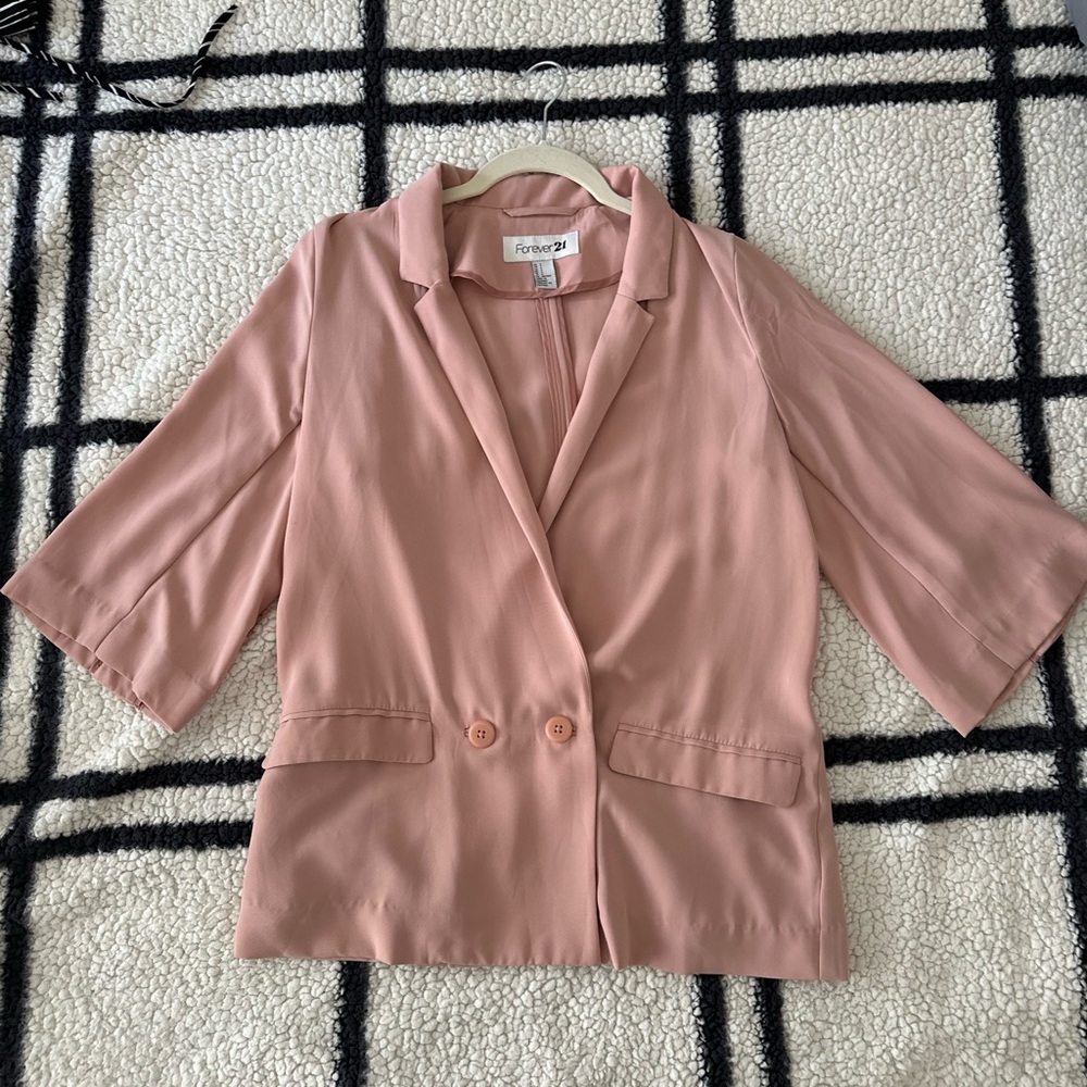 Forever 21 Pink Women's Blazer